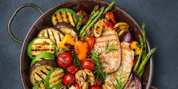 chicken and veggie sheet pan dinner