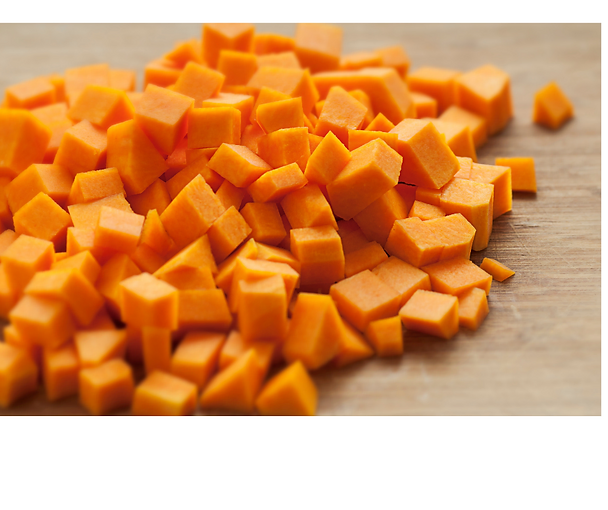 diced butternut squash